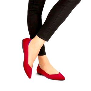 Rothy’s Chili Red Points Women’s Size 9 EUC